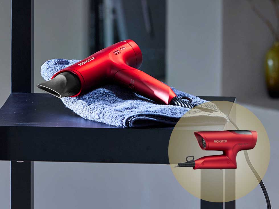 開発ストーリー》モンスター級の大風量ドライヤー「MONSTER」は