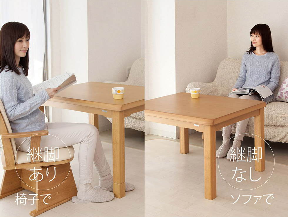 販売終了】ダイニングこたつ90×75cmKDR-32243 | コイズミオンライン