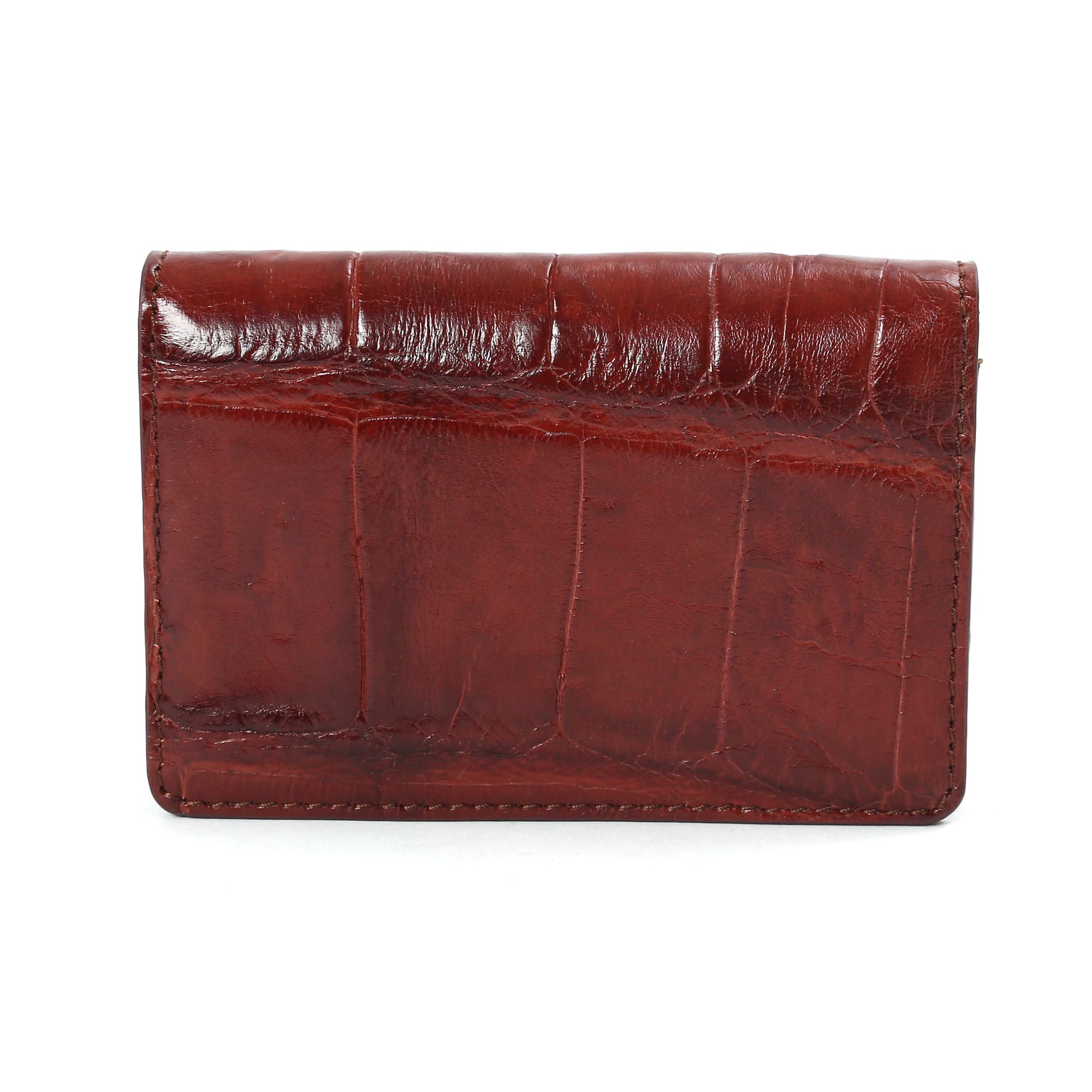 公式】 レザークラフトカンパニー カードケース Sebek ワニ革×カーフ