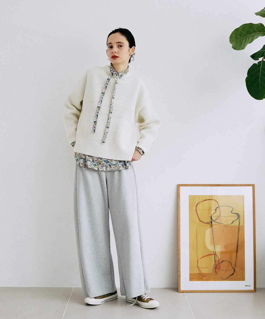 片畦ボーダーボトルネックニット — LA MARINE FRANCAISE