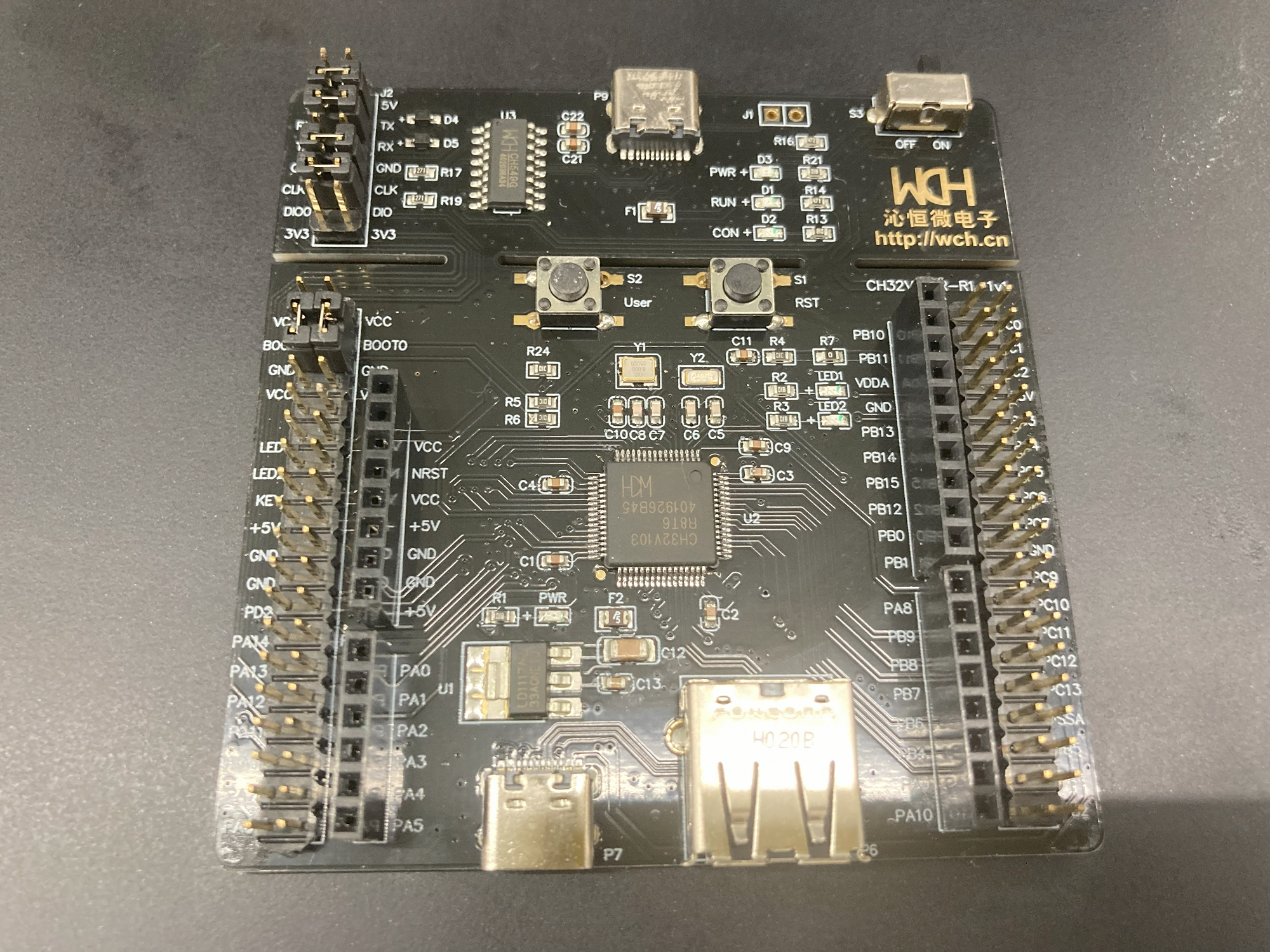WCH社のRISC-Vチップ CH32V103開発ボード | Lang-ship