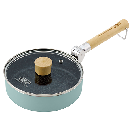 Toffy おりたためるフライパン ガラス蓋付 16cm K-NB1 | 株式会社