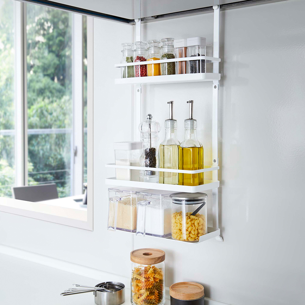 tower ｜ レンジフード調味料ラック タワー 3段 ｜ 山崎実業