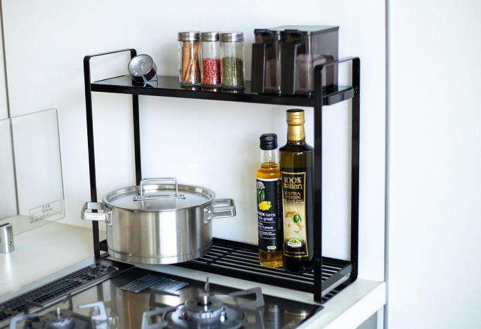 tower ｜ コンロ横ラック2段 タワー ｜ 山崎実業