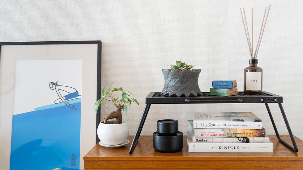 サンゾー工務店 IRON TABLE mini – Black Label