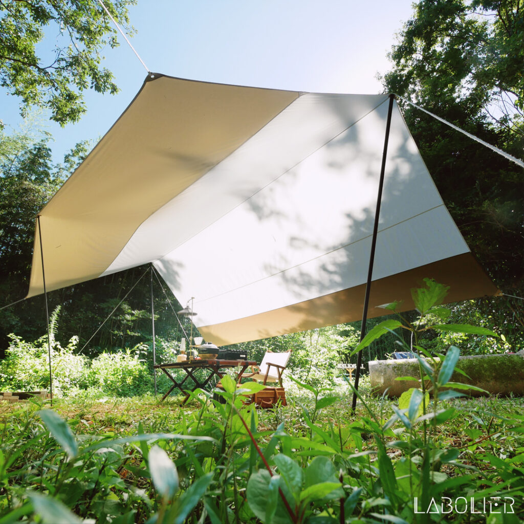 ギアレビュー｜ポリコットンオーダータープ / CAMP on PARADE│LABOLIER