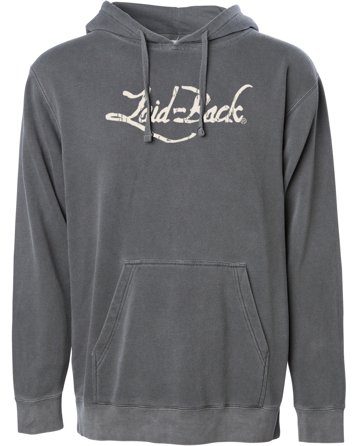 Laid-Back Logo Hoodie | Simple cool signature pullover by Laid-Back