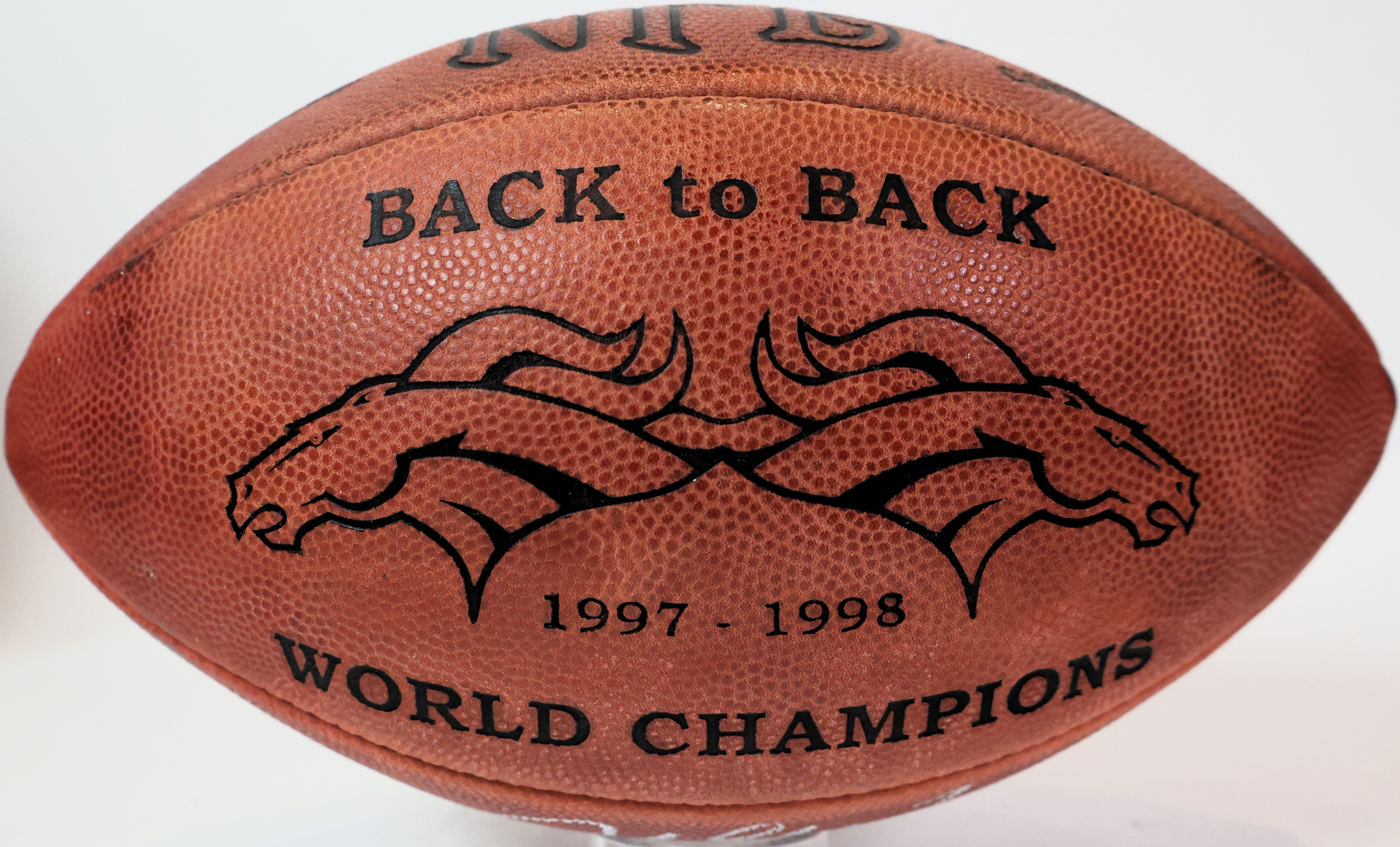 John Elway Autographed Denver Broncos NFL Game Ball with