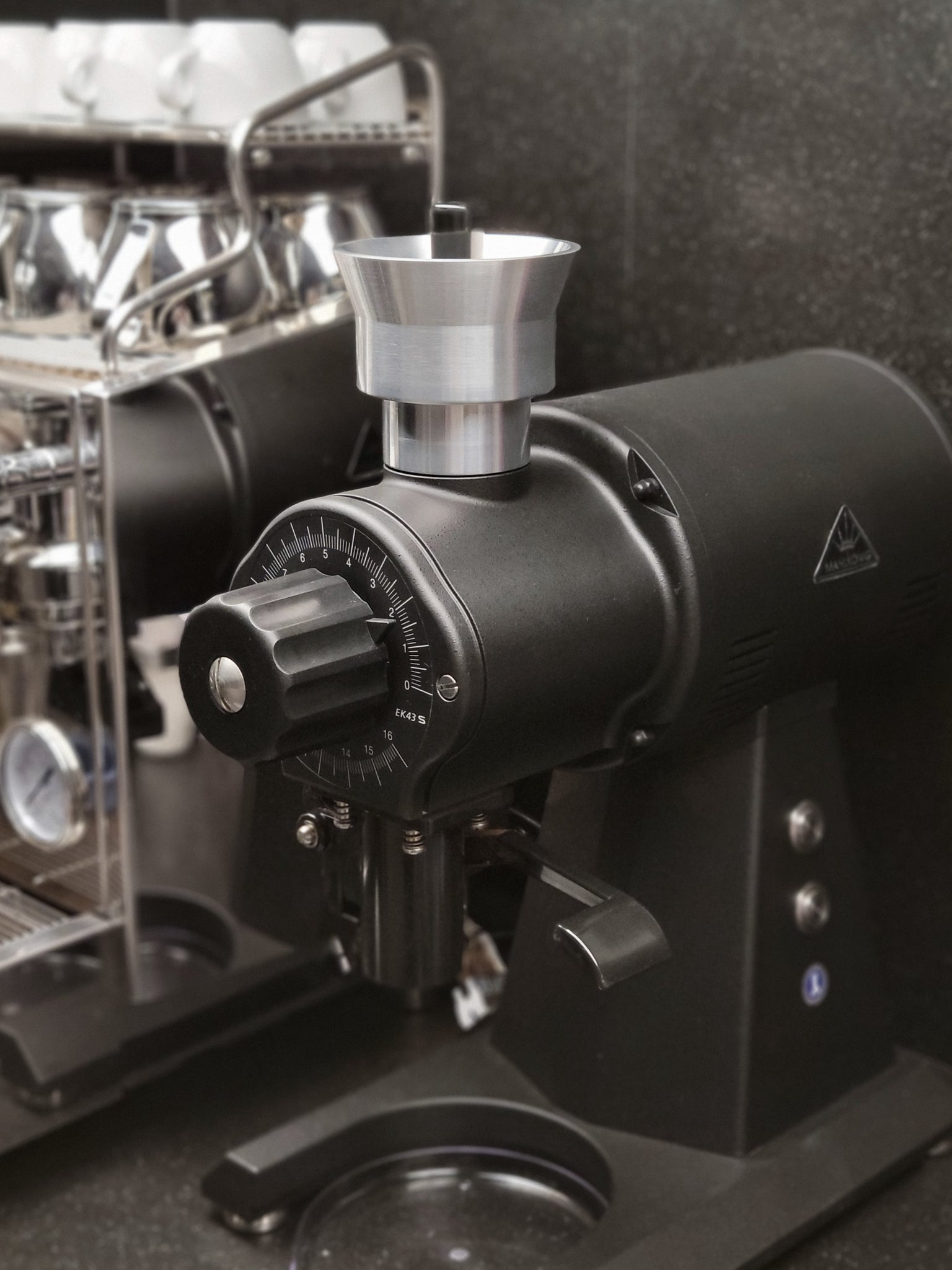 EK43S EK43 Machined Short Hopper – LAUBE.Coffee