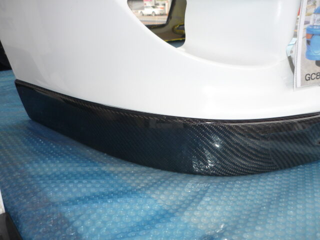 WRC CUSTOM カーボンフロントリップ ワイドフロントバンパー用 22B・97
