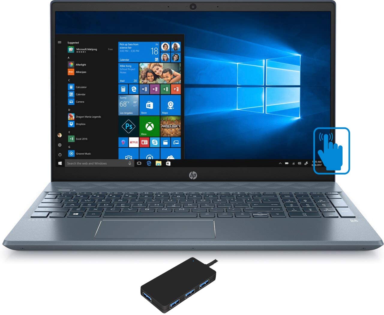 HP Pavilion 15 (15-cs3073cl) - i7-1065G7 · MX250 · 15.6”, Full HD