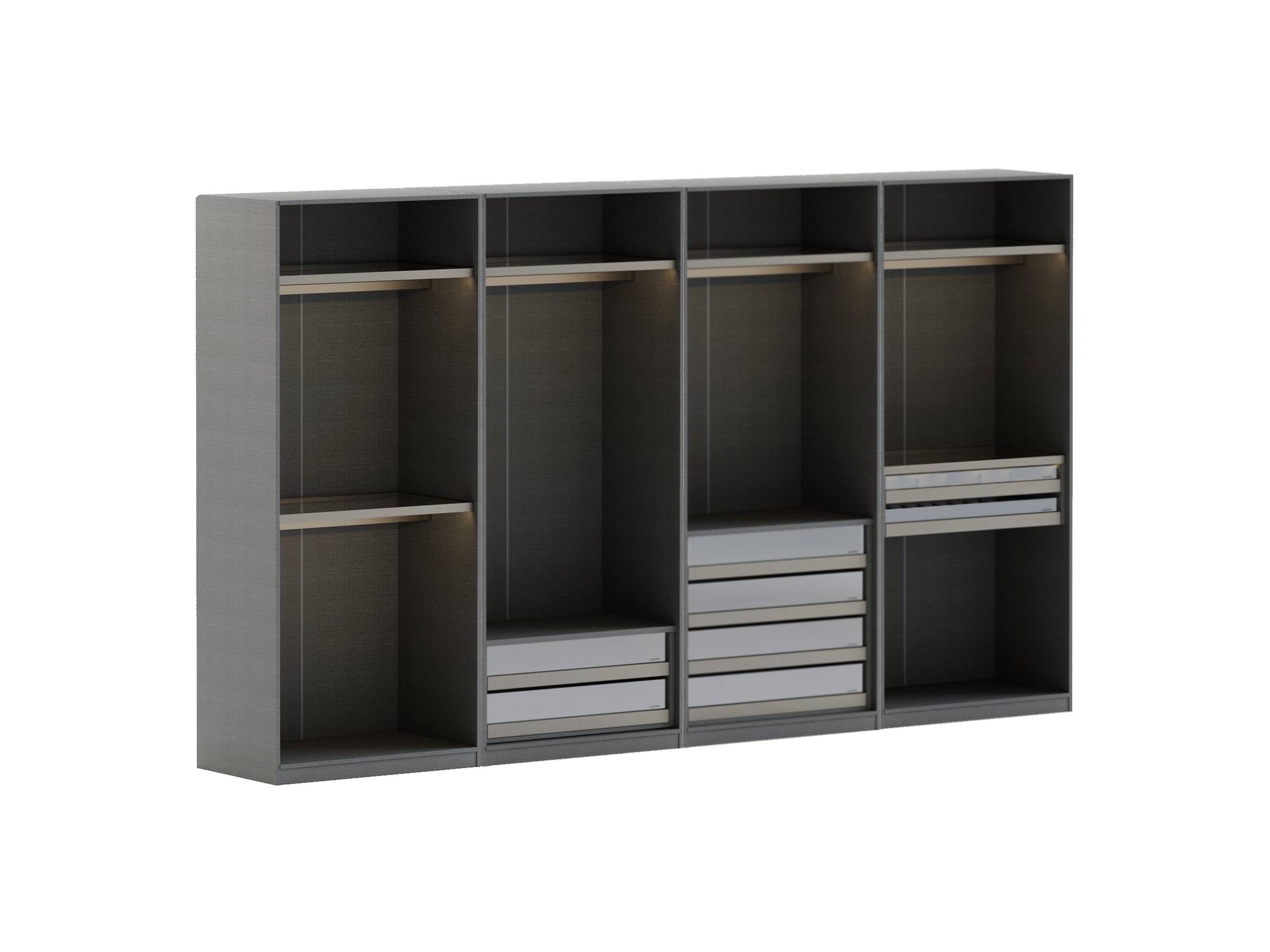 Space Walk-In Closet 4 Units | LAZZONI Furniture