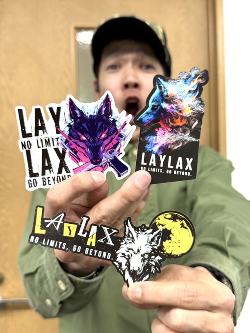 LayLax.com限定】2025ステッカーセットA・B・C(3枚入)