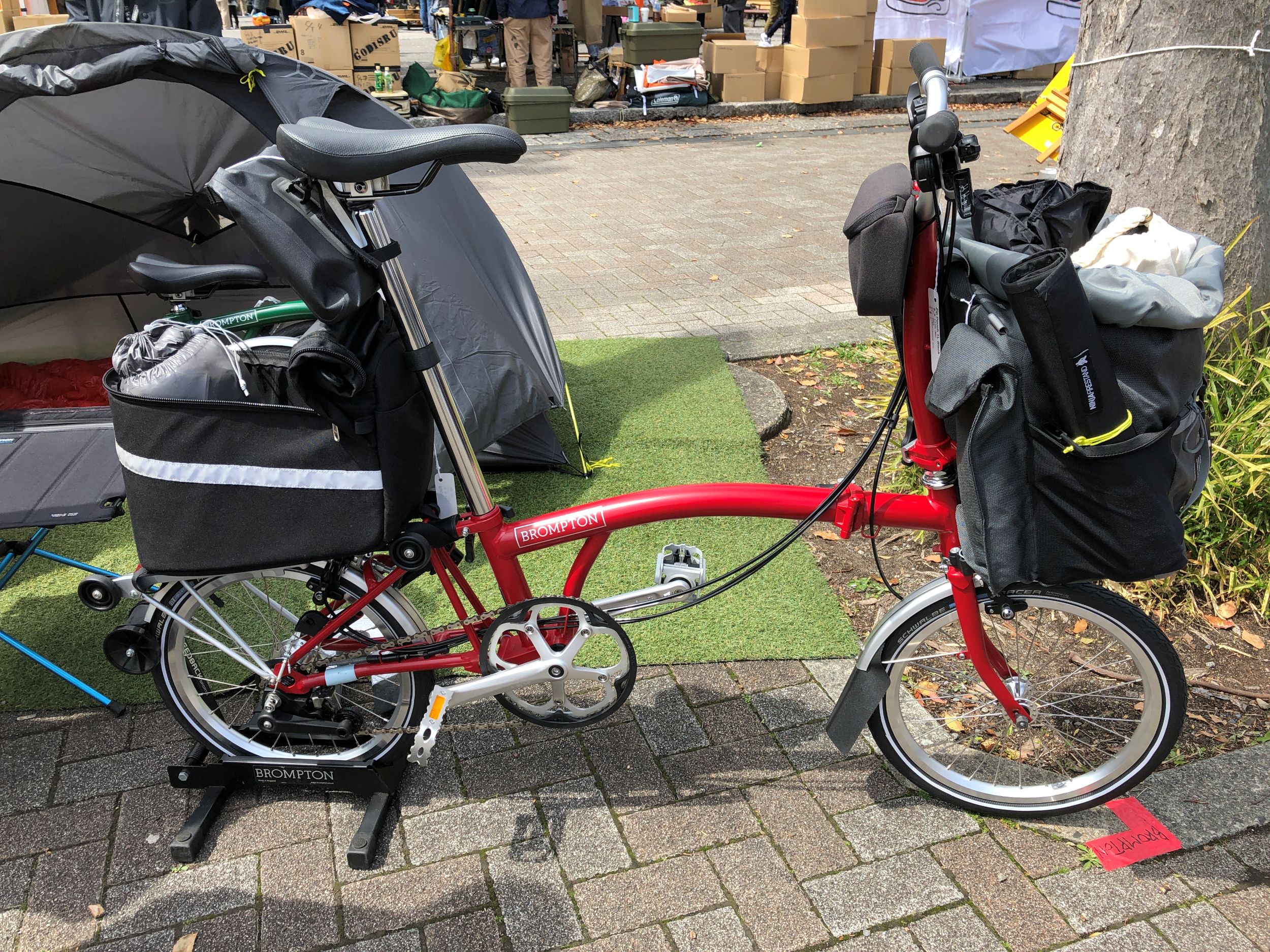 頼れる相棒】Brompton大容量フロントバッグ - LIFE with BICYCLE