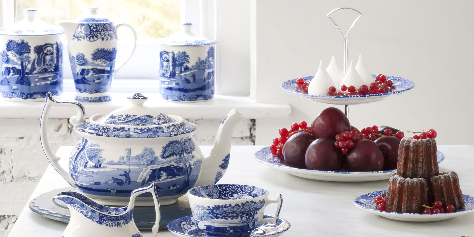 スポード ブルーイタリアン トリオセット | ブランド洋食器専門店ル