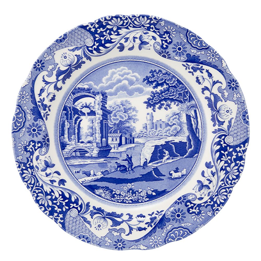 スポード ブルーイタリアン プレート 23cm | ブランド洋食器専門店ル