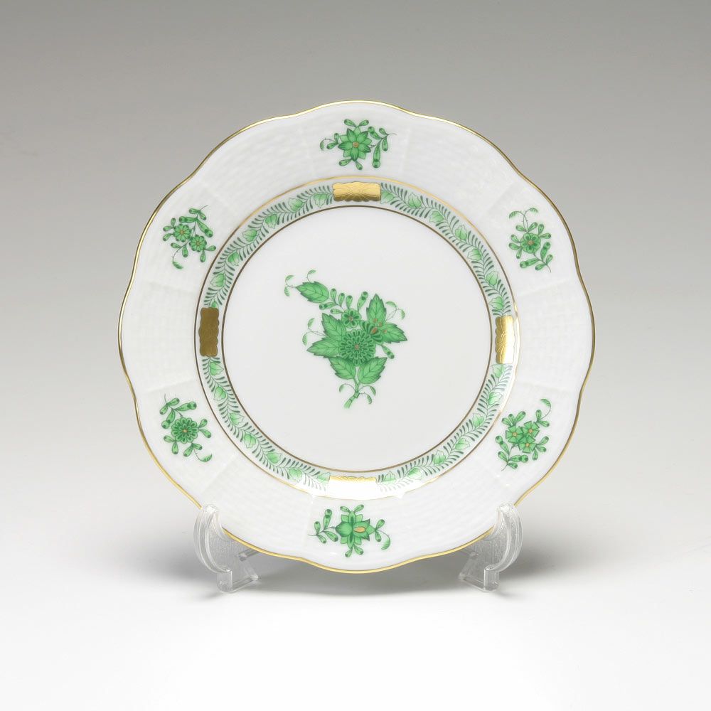 ヘレンド (HEREND) アポニーグリーン 00503-0-00 スーププレート 25cm