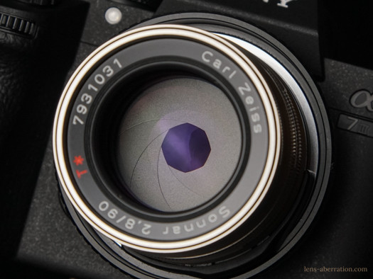 中望遠】CONTAX G Sonnar T＊ 90mm F2.8 外観レビュー | 収差Love