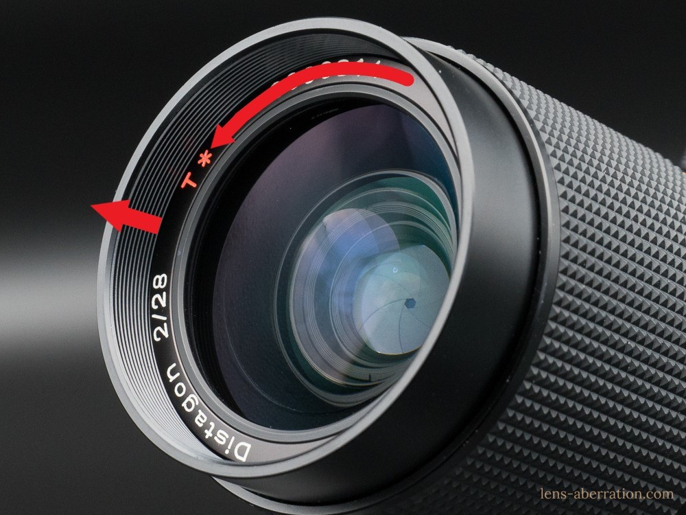 広角】CONTAX Distagon T＊ 28mm F2 AEG 外観レビュー | 収差Love
