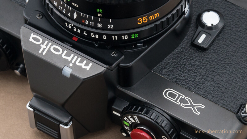 フィルム一眼レフ】MINOLTA XD 外観レビュー | 収差Love