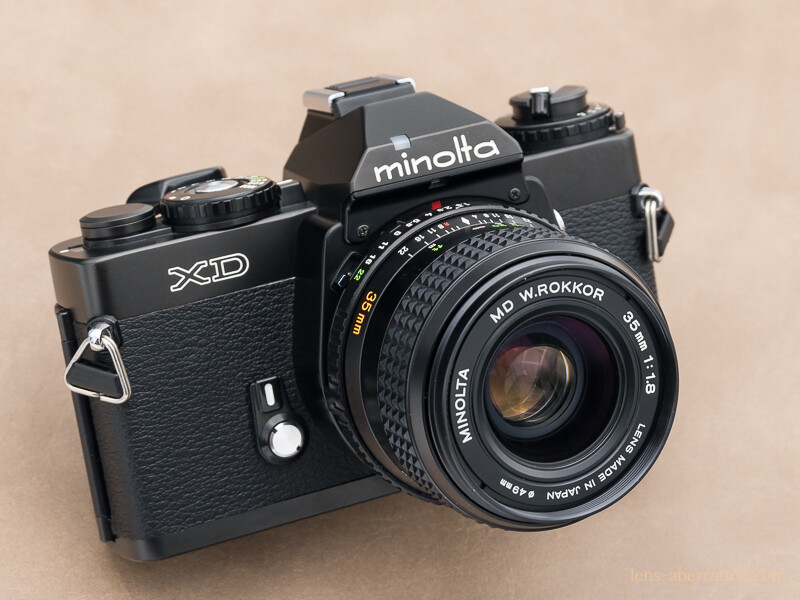 フィルム一眼レフ】MINOLTA XD 外観レビュー | 収差Love
