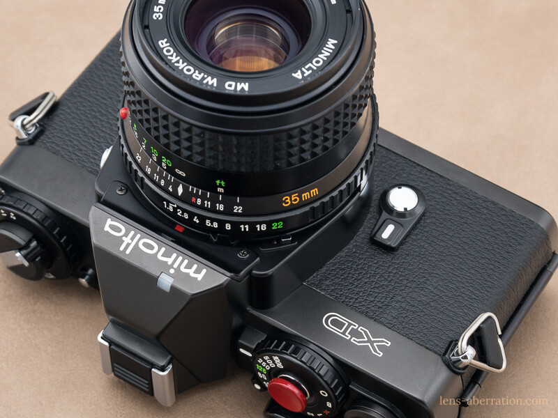 フィルム一眼レフ】MINOLTA XD 外観レビュー | 収差Love