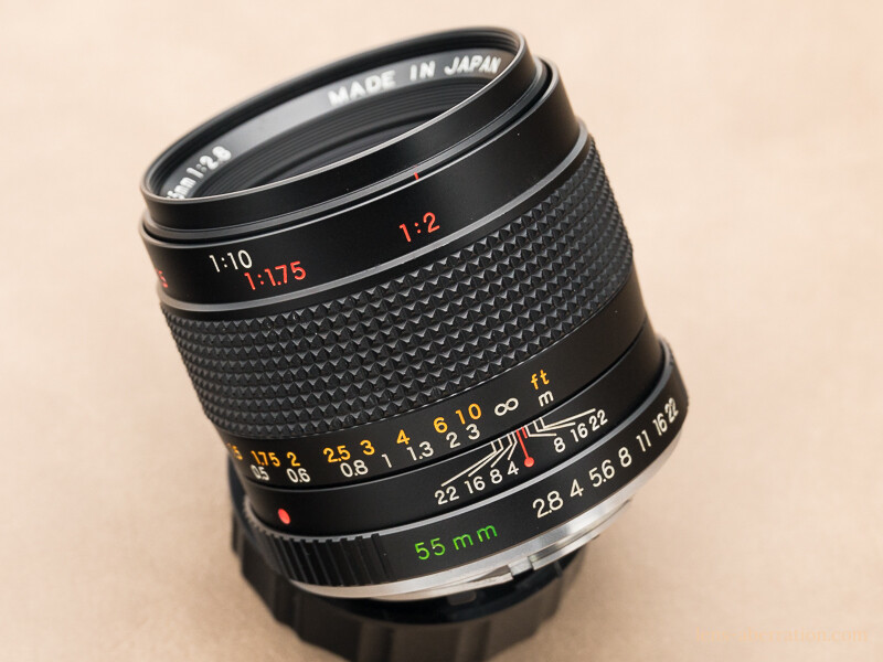 標準マクロ】YASHICA ML MACRO 55mm F2.8 外観レビュー | 収差Love