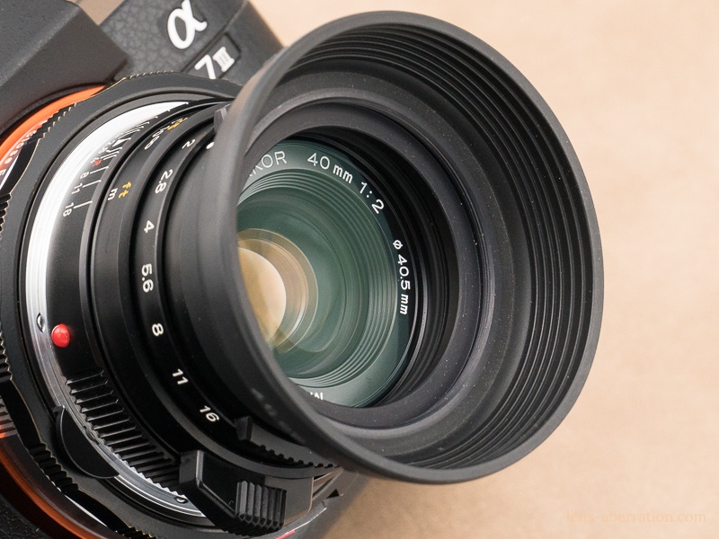 標準】MINOLTA M-ROKKOR 40mm F2 外観レビュー | 収差Love