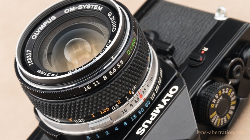 超コンパクト】OLYMPUS OM ZUIKO AUTO-W 21mm F3.5 外観レビュー