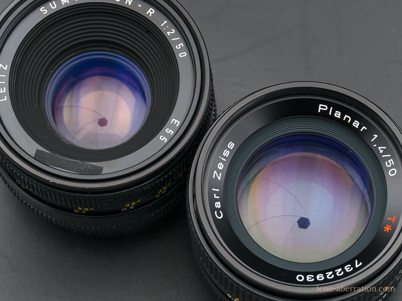 ライカ】Leica SUMMICRON-R 50mm F2 Type II 外観レビュー | 収差Love