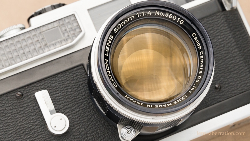 Canon 50mm F1.4 II (L39) 外観レビュー | 収差Love