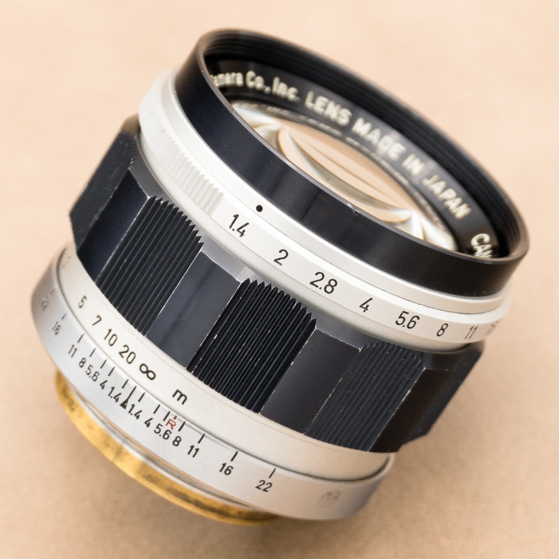 Canon 50mm F1.4 II (L39) 外観レビュー | 収差Love