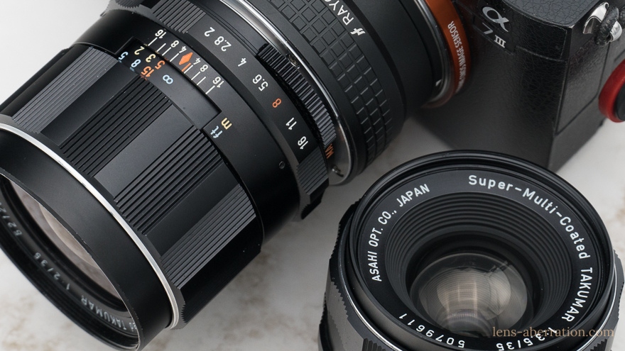 タクマー比較】SMC TAKUMAR 35mm F2 vs. F3.5 | 収差Love