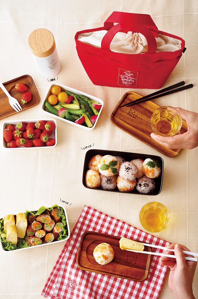 ランチタイムがもっと楽しくなるアフタヌーンティーのシェアするお弁当