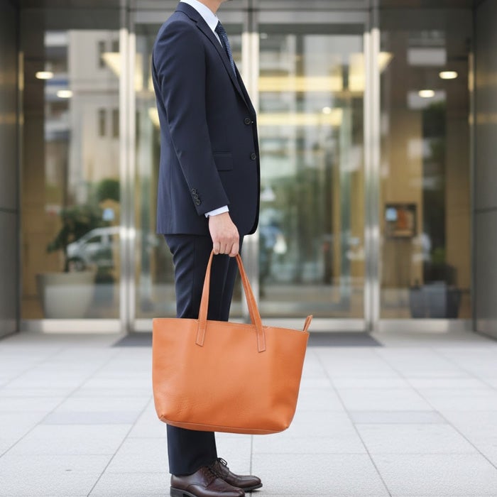 ホリゾンタルZIPトートバッグ｜PORCO ROSSO