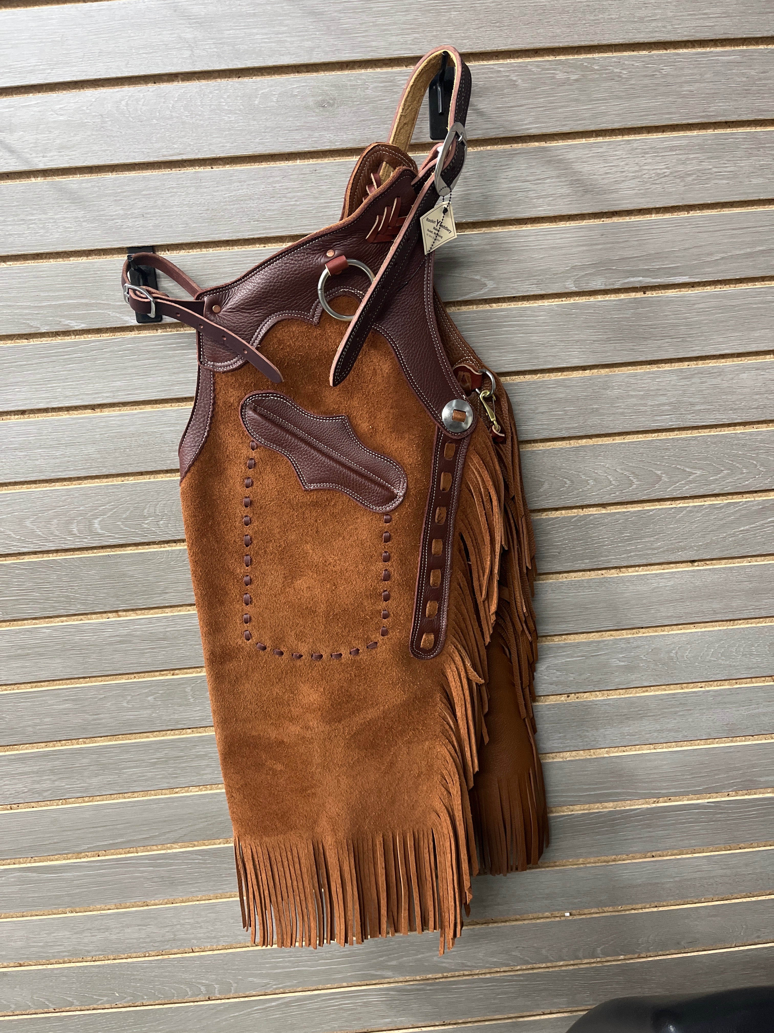 Rockin' Y Adult Arizona Leather Chinks – Leanin' Pole Arena