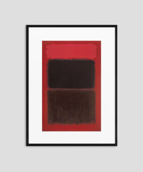 Light Red Over Black, 1957 – マーク・ロスコ - LEBENSFARBE
