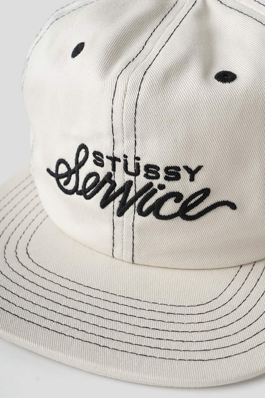 Stussy - NATURAL MID-DEPTH SERVICE STRAPBACK CAP – LE LABO STORE