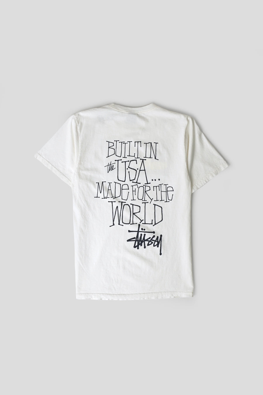 Stussy - NATURAL WHITE BUILT IN USA T-SHIRTS – LE LABO STORE