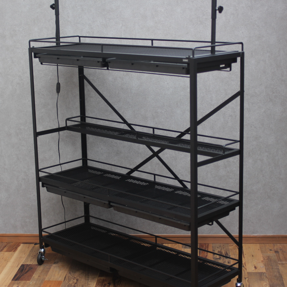 可動式水受けトレー付き植物棚スターターセット