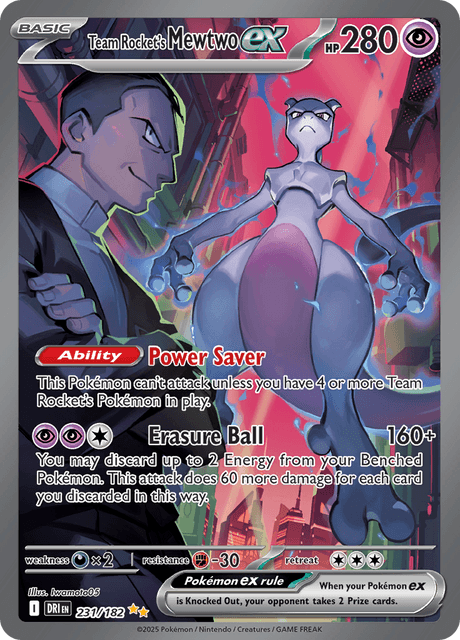 Team Rocket's Mewtwo ex - Destined Rivals (DRI) #231 – Limitless