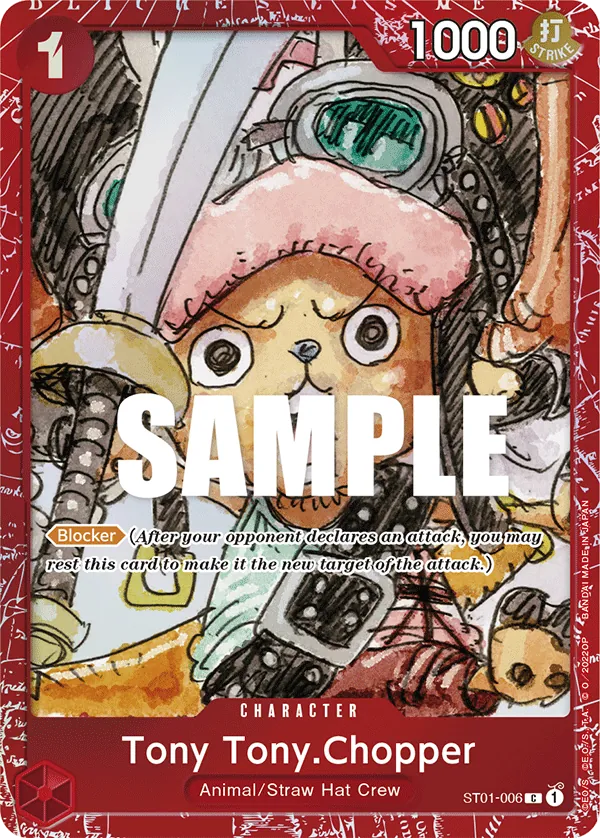 Tony Tony.Chopper (ST01-006) • Premium Card Collection -FILM RED