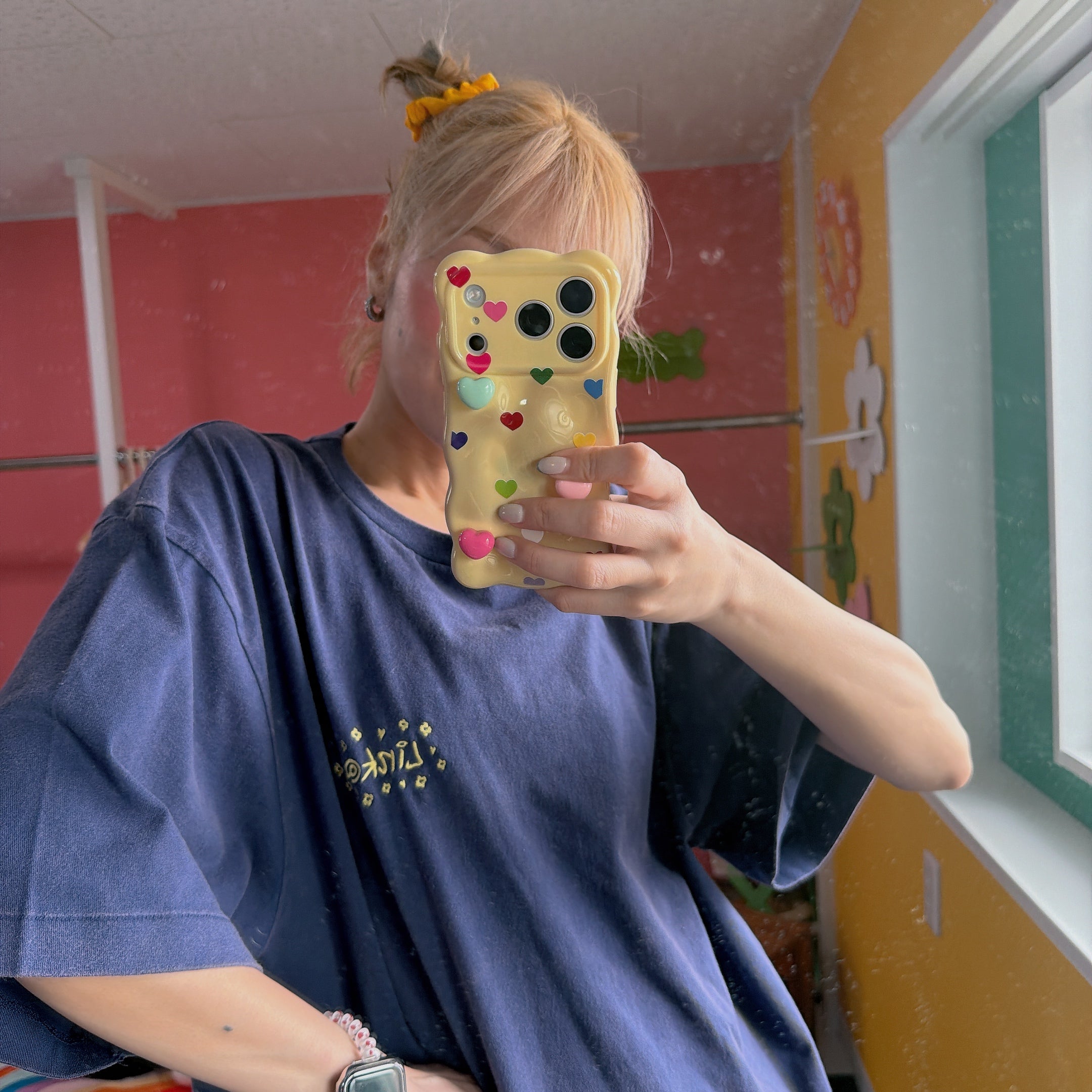 予約※5色LINK@オリジナルピグメントTシャツ 5月中の出荷予定