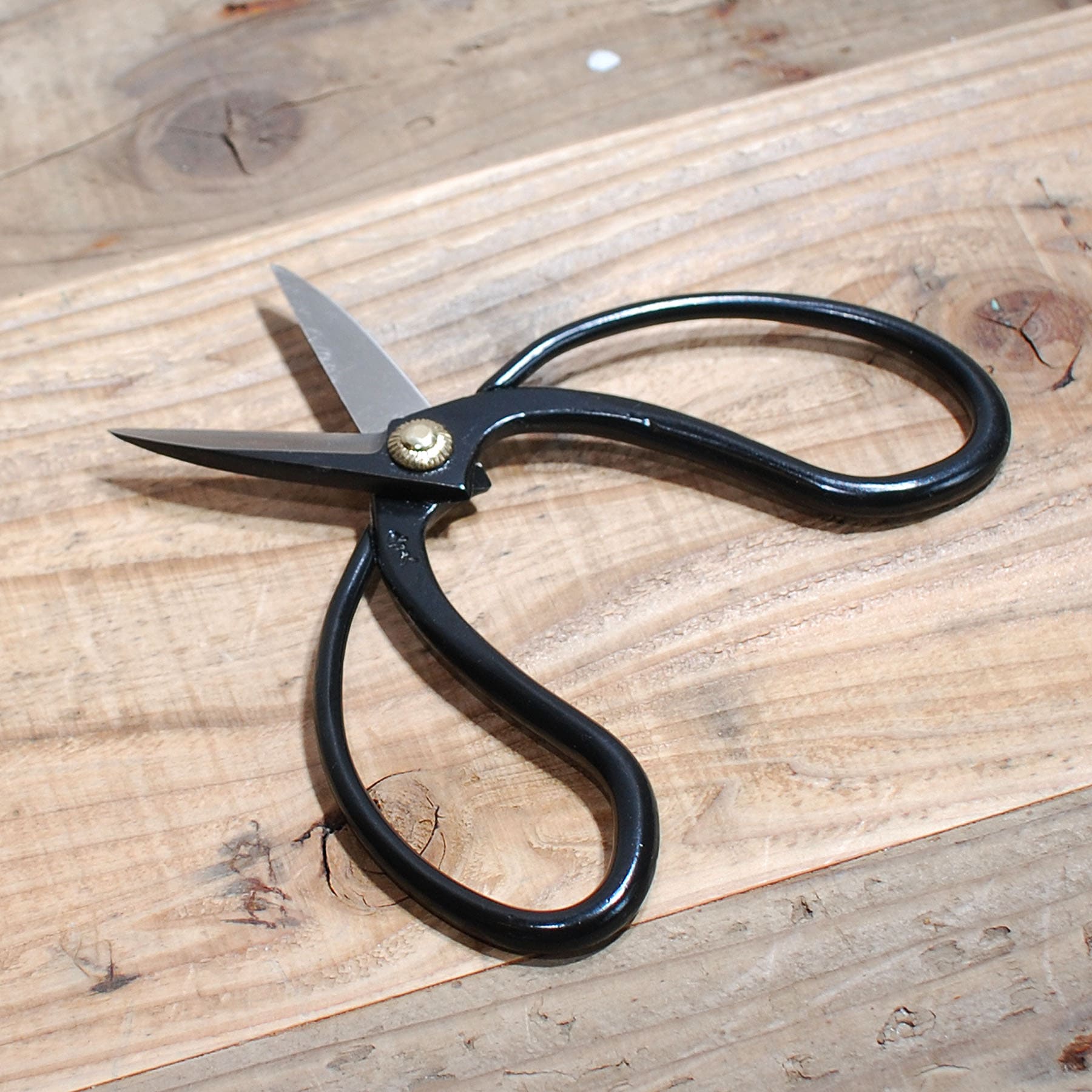 ミニ大久保鋏（黒） 外山刃物 – linkplants -リンクプランツ-