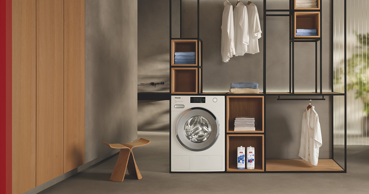 ミーレのドラム式洗濯機・洗濯乾燥機・衣類乾燥機でサステナブルな洗濯