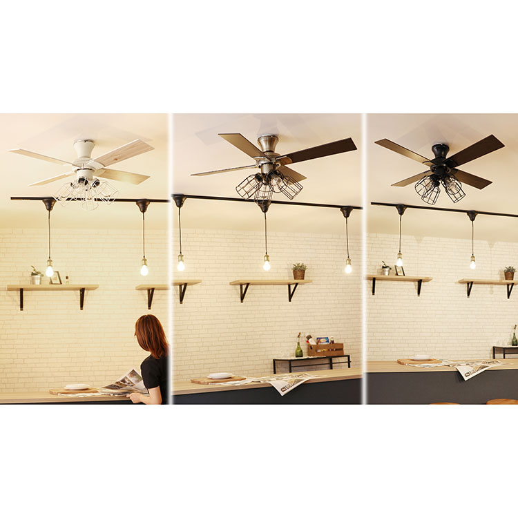 Modern Collection シーリングファン フィラメントLED付 JE-CF003