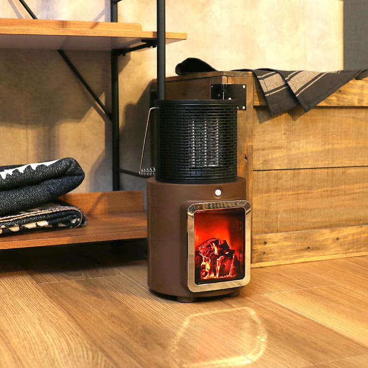 人感センサー付 暖炉ヒーター PR-WA010 | PRISMATE(プリズメイト)