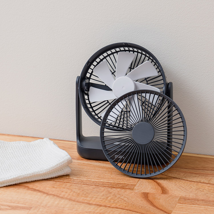 3WAYスリムデスクファン PR-F082 | PRISMATE(プリズメイト)