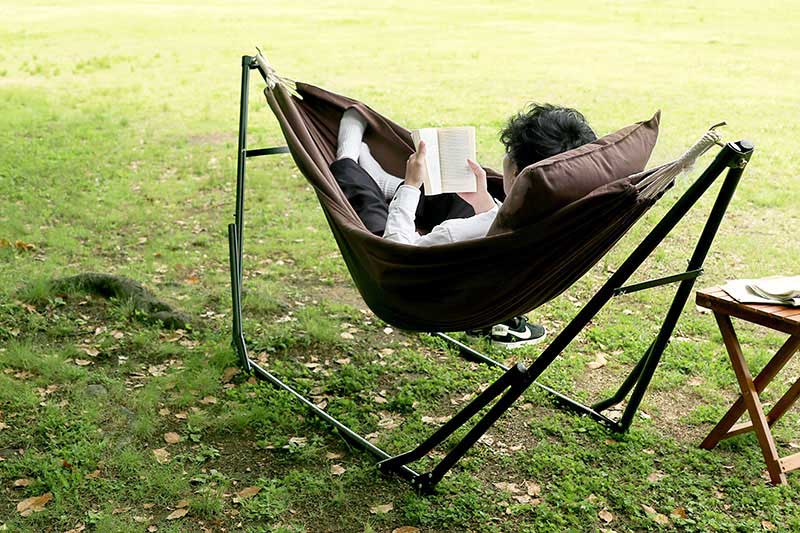 3WAY自立式ポータブルハンモック スタンド＆ハンガーロッド SFF-40