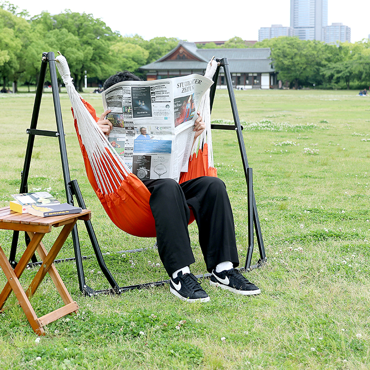 3WAY自立式ポータブルハンモック 選べる生地セット SFF-38